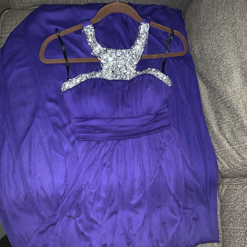 Purple ring stone dress